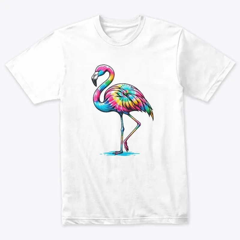 Tie Dye Flamingo Extravaganza - Colorful