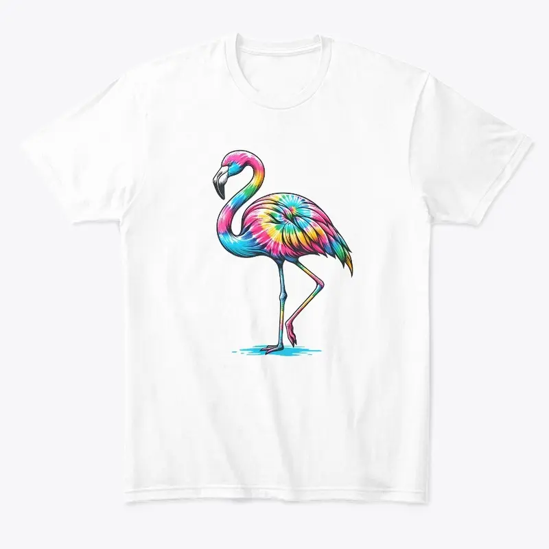 Tie Dye Flamingo Extravaganza - Colorful