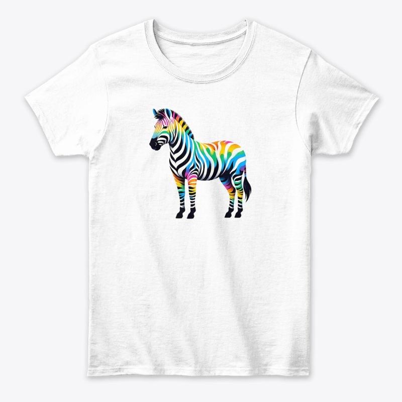 Tie Dye Zebra Colorful Hippie Animal