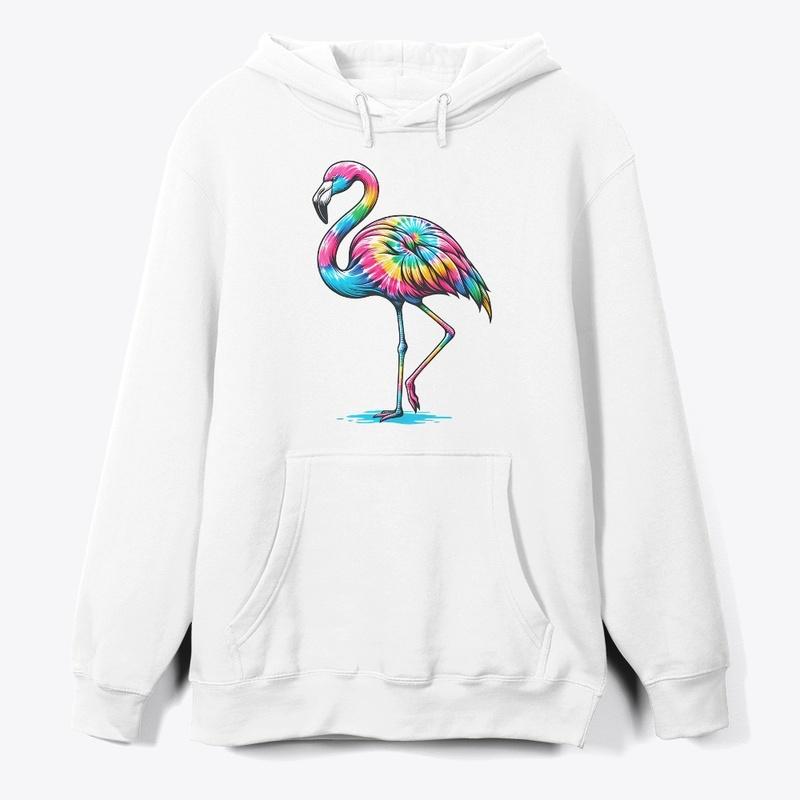 Tie Dye Flamingo Extravaganza - Colorful