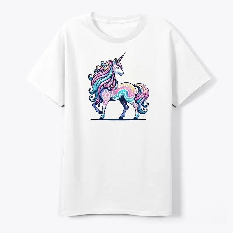 Tie Dye Unicorn Fantasy Mystical Hippie