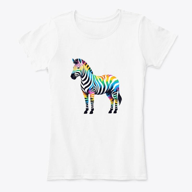 Tie Dye Zebra Colorful Hippie Animal