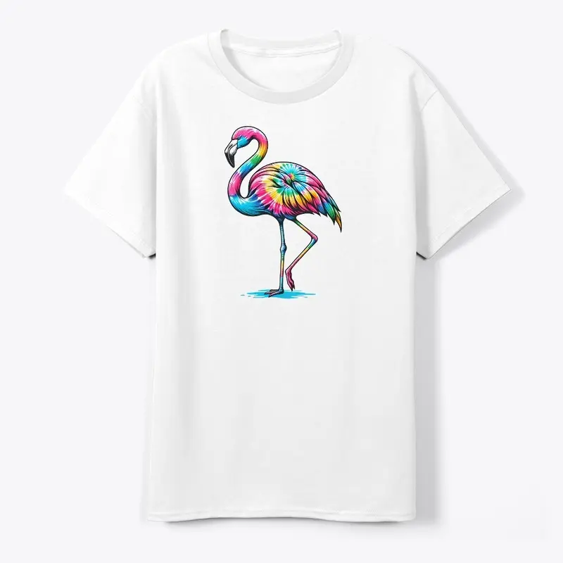 Tie Dye Flamingo Extravaganza - Colorful