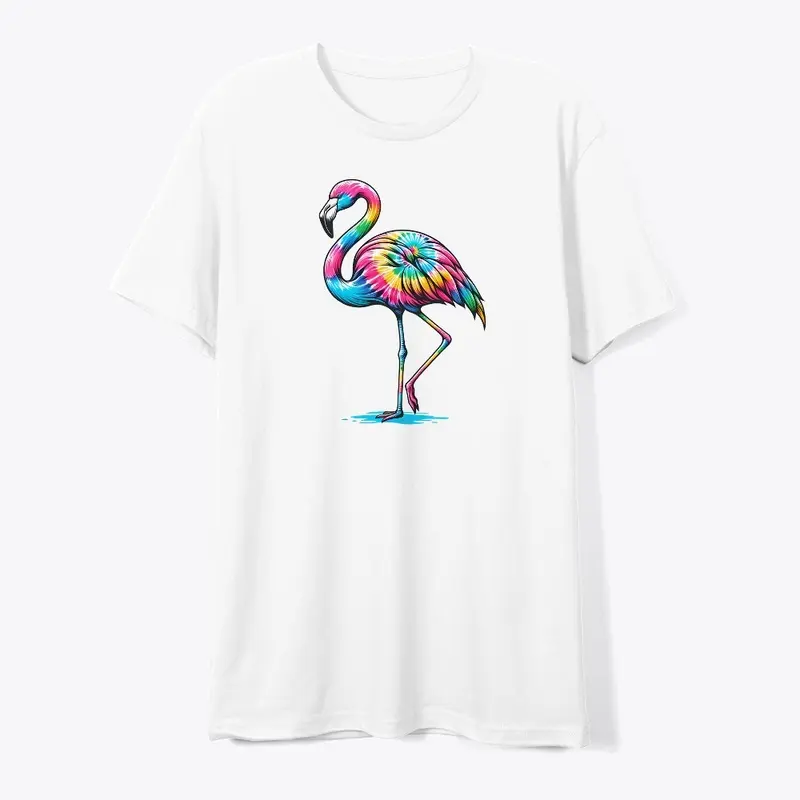 Tie Dye Flamingo Extravaganza - Colorful