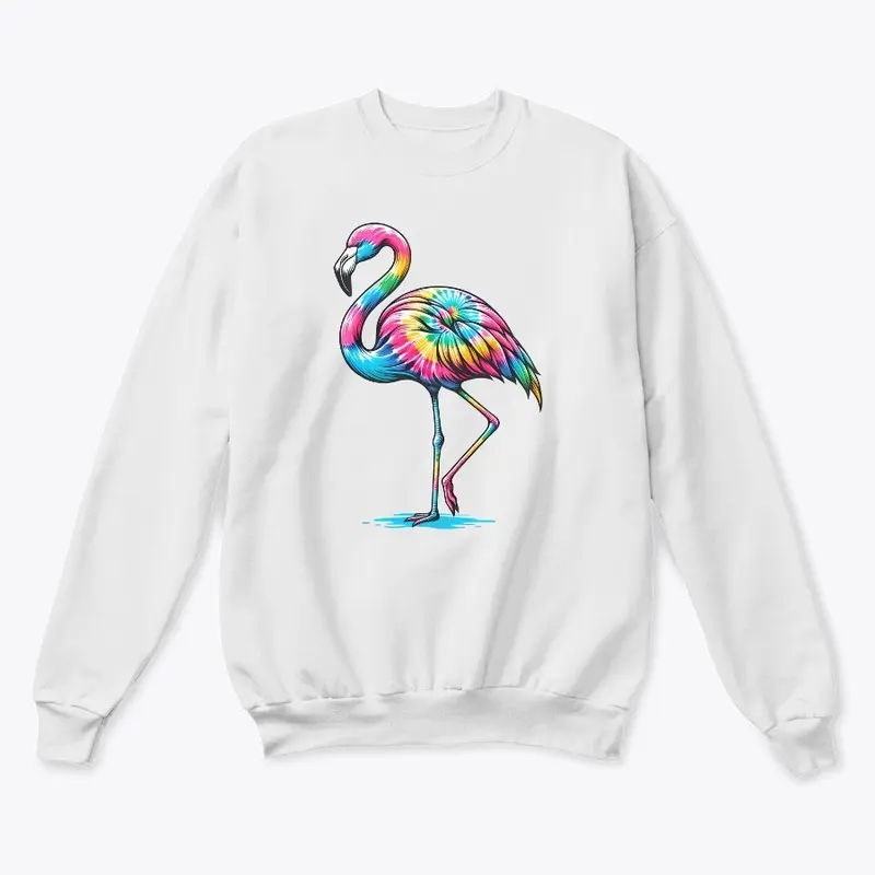 Tie Dye Flamingo Extravaganza - Colorful